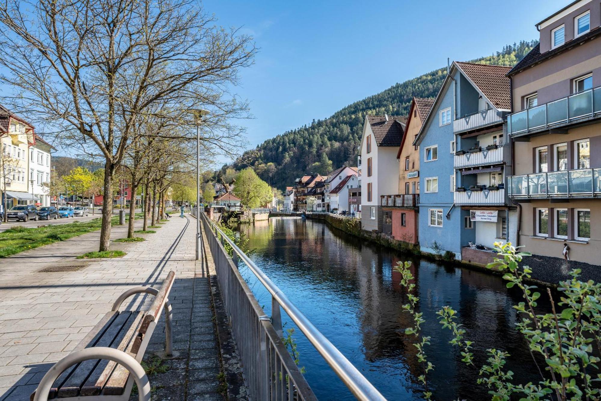 Appartamento Schwarzwaldnest Bad Wildbad Esterno foto